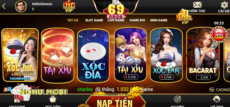 Xuất xứ của cổng game bài Game69