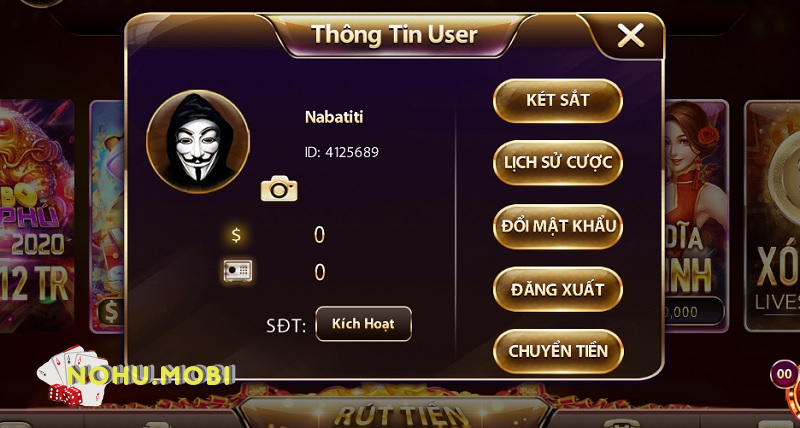 Thay đổi thông tin tài khoản tại Sunwin để bảo mật tốt hơn nhé