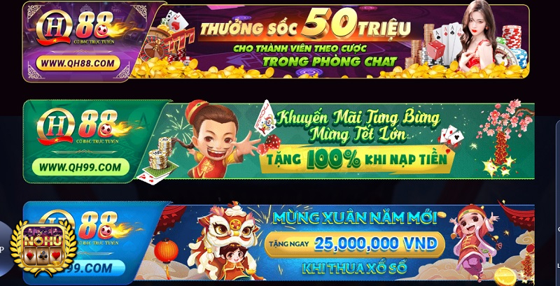 Thông tin chương trình khuyến mãi được yêu thích tại nhà cái QH88