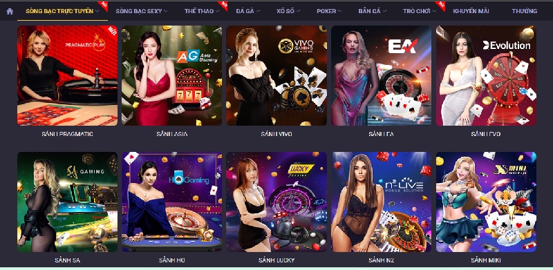 Sòng bài trực tuyến cực hấp dẫn tại Vegas Empire