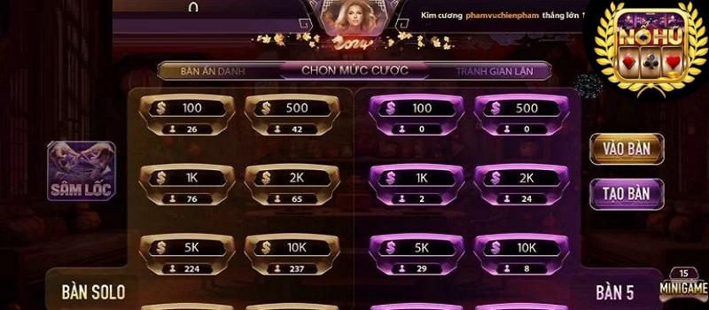 Luật chơi game bài Sâm Lốc Gemwin tiêu chuẩn