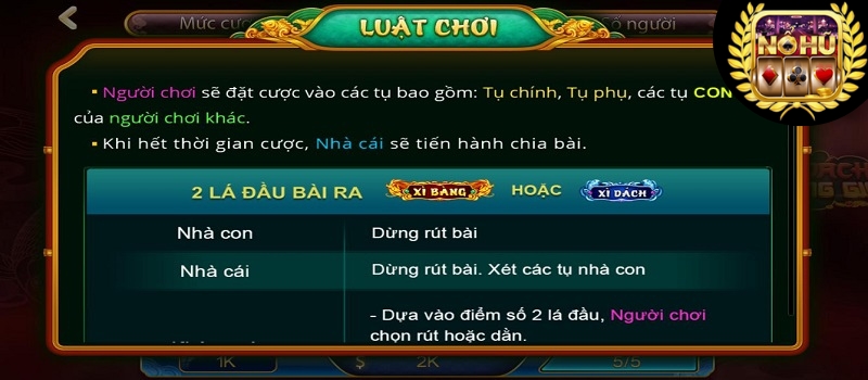 Thuật ngữ khi chơi game bài Blackjack Gemwin